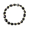 Design Original de Pulseira de Pedra Natural Irregular com Contas Assimétricas para Mulheres, Cristal de Cabelo Colorido de Nicho de Verão e Pedras Trituradas Irregulares