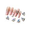 Internet Celebrous Love of Fanxing Corazón Arte de Uñas Joyería Super Flash Nueva Reina Madre Amor Aleación Color Metal Taladro de Uñas