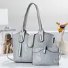 Set de Bolso Vintage Texturizado Madre e Hijo 2026, Bolso Tote Grande de Capacidad para Viajes Diarios, Bolso Cruzado de Hombro Único Versátil para Mujer, Set de Dos Piezas