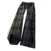 Pantalones de Cuadros Estilo Americano Corte Limpio para Hombre Primavera y Otoño Holgados de Pierna Recta Pantalones Largos Casuales Deportivos de Fitness