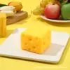 Bestseller transfronteiriço: Brinquedo de apertar com formato de tablete de farinha e manteiga, queijo criativo para alívio de estresse e desabafo, brinquedo de rebote lento