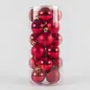 Fabricante Transfronterizo Bolas de Navidad en Color Champaña, Rojo Vino y Bronce Antiguo, Bolas de Forma Irregular, Decoraciones para Colgar en la Ventana, Decoraciones de Navidad