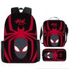 Marvel Spider-Man Cartoon Mochila transfronteiriça Mundo paralelo Estudante Mochila de desenho animado Mochila escolar infantil Estojo de lápis