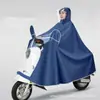 Capa de Chuva Capa de Chuva para Veículo Elétrico Corpo Inteiro Tudo-Em-Um Capa de Chuva para Motocicleta Espessada à Prova de Chuva Capa de Chuva Dupla Poncho para Ciclismo