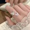 Anel de Borboleta Super Bonito e Requintado para Mulheres, Luxo Leve, Sensação Elegante e de Alta Qualidade, Novo Modelo 2026, Anel Aberto Ajustável, Joias para Atacado