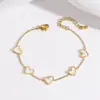 Pulsera de Acero de Titanio para Mujer Color Cereza Pulsera de Pegamento Nueva Transfronteriza Dulce Fresca Dopamina Pulsera de Temperamento Joyería