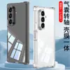 Funda Adecuada para Teléfono Móvil Samsung Fold7 Galaxy Zfold7 Cubierta Protectora Transparente Ultra Delgada con Eje Completo y Tacto de Alta Gama