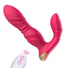 Massageador de Próstata Telescópico, Controle Remoto Sem Fio, Vibrador Plug Anal de Silicone, Brinquedos Sexuais para Adultos Atacado