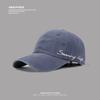 Sombrero de Nuevo Estilo para Circunferencia de Cabeza Grande que Hace que la Cara Parezca Más Pequeña, Gorra de Béisbol Bordada con Letras para Mujer, Versión Coreana, Versátil, Delgada, a la Moda