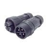 Conector de aviación impermeable IP68, de tres núcleos y cinco núcleos, de nailon, plástico, con autobloqueo, con cable recto, conector impermeable.