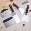 Espátula para utensilios de cocina al por mayor espátula de acero inoxidable espátula para teppanyaki espátula de cocina herramienta para bistec y barbacoa fábrica en stock