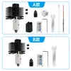 Cabeça de Extrusão Bambu Tuo X1C/P1P Hotend Impressora 3D Bico de Aço Componente de Extrusão Resistente a Altas Temperaturas