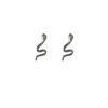 Pendientes de Serpiente Mini Versión Simple Microincrustados de Circonita, Pendientes Creativos Únicos de Nicho Estilo Nuevo Ins, Joyería de Fábrica para Mujeres