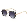 Tendencia de Nueva Moda Transfronteriza: Gafas de sol con un elegante diseño geométrico y doble puente metálico, la primera opción para un look cool