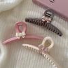 Chica Té Dulce ~ 2023 Nuevo Grande Pinza de Agarre Tocado Pinza para el Cabello para Mujer Parte Posterior de la Cabeza Pinza de Tiburón de Alta Gama