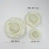 Nuevas Flores de Camelia de Tela Tridimensionales Accesorios Semi-Terminados DIY para Pinzas de Cabello y Decoraciones de Zapatos Venta al por Mayor