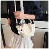 Bolso Cruzado de Cuero con Cera de Aceite Estilo Coreano Sencillo de Moda Versátil para Trabajo y Viajes Diarios para Mujeres Nuevo de Alta Gama Primavera y Verano 2026