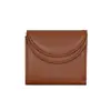 Billetera Pequeña Transfronteriza, Monedero Mini Semicircular de Color Sólido, Sensación Simple y de Alta Gama, Cartera con Ranuras para Múltiples Tarjetas, Al por Mayor en Stock