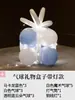 Decoraciones de Piso de Árbol de Globos Azules para Niños para Montaje de Fiesta de Cumpleaños de Bebé, Decoraciones de Mesa para Ambiente de Fiesta y Columnas de Pie
