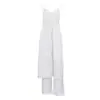 Amazon Street Fashion Nuevo Diseño Elegante Top Camisola y Pantalones de Pierna Ancha Conjunto de Dos Piezas 2026 Atuendo Holgado para Mujer