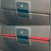Adesivo Decorativo Borda Porta-Luvas Preto Piano Adequado para Modificação de Interior de Carro Gmc 1500 14-18