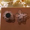 Estilo Coreano Fresco y Picante Oscuro Gótico Malla de Cristal Flor de Cinco Pétalos DIY Pin Lateral Lazo para el Cabello Accesorio para el Cabello Broche Flor para Ropa Accesorios de Flor