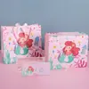 Caja de Regalo de Cumpleaños de Princesa Sirena Linda para Niños Caja Vacía Caja de Regalo Caja de Regalo Juguete Ropa Caja de Regalo