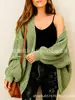 Amazon Cárdigan de Punto Grueso con Manga de Farol para Mujer 2026 Nuevo Estilo Otoño e Invierno Sudadera de Punto con Bolsillo Abrigo Grueso para Mujer