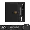 Set de regalo de caja para cuaderno personalizado, cuaderno, bolígrafo, unidad USB con grabado, se puede imprimir con logo, regalos promocionales corporativos personalizados