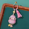 Anillo con Hebilla de Borla de Brocado de la Dinastía Song Colgante Calabaza Colgante de Calabaza Doble Cara Llavero de Bolso Adorno Terminado Venta al por Mayor desde el Fabricante