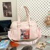 Lindo Bolso Bidimensional de Hombro Único Cruzado de Gran Capacidad Bolso de Vestir JK para Comic-Con Universitario Japonés Bolso Transparente para Dolor para Mujer