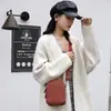 Bolsa Pequena de Ombro Feminina Personalizada Tendência Street Shopping Bolsa Quadrada Pequena Moda Tecido de Nylon Repelente à Água Leve Bolsa de Ombro Único Transversal