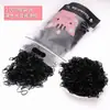 Diadema para niña, banda de goma para el cabello, desechable, negra, gruesa, sin cabello