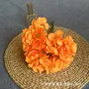 Floristería de Simulación de Boda Naranja Material de Flores Naranja Naranja Tema Arreglo de Lugar de Boda Hotel Arreglo de Flores de Plástico