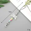 Nuevo Colgante Creativo de Cadena Colgante con Lazo de Perlas para Bolso, Funda de Teléfono, Llavero, Adorno, Exquisito Accesorio de Regalo Pequeño