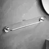 Toallero de Acero Inoxidable de una Barra 304, Barra Colgante para Baño sin Taladro, Estante Extendido para Toallas de Doble Barra Montado en Pared