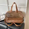 Bolso de Hombro Cruzado para Axila de Moda Simple con Estampado de Letras Europeas y Americanas, Gran Capacidad, Nuevo Estilo 2026, Patchwork Transparente