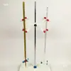 Suporte de titulação com garra tipo borboleta, base de mármore, bureta, suporte de titulação de vidro temperado 15*30cm, equipamento de experimento químico