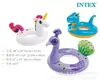 Intex59221 Salvavidas Inflable Original para Niños Anillo de Natación Inflable Flotador de Animales Aro de Natación de PVC para Axilas