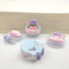 Parche de resina transparente lindo Sanrio Perro Yugui melody material para diadema clip para el pelo banda de goma DIY pegamento de crema