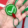 Nuevo Estilo Llavero Combinado Melocotón y Negro Derecho/Izquierdo Acrílico Estilo Píxel Colgante Abstracto Original para Mochila para Mejores Amigos o Parejas