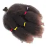 Trança de crochê africana para cabelo 12 Polegadas Afro Kinky Marley Braid elástico lagarta rasgada à mão