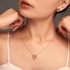 Xin Yi Xin jóias ins vento amor sol deusa incrustada zircão pingente colar pulseira aço inoxidável banhado a ouro terno