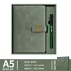 Set de regalo de caja para cuaderno personalizado, cuaderno, bolígrafo, unidad USB con grabado, se puede imprimir con logo, regalos promocionales corporativos personalizados