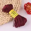 Línea 7 20 m pulsera DIY collar cuerda trenzada nudo chino alambre colgante dorado línea trenzada cuerda roja material fuerte