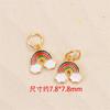 Nuevo colgante de gota de plata S925 con cuentas de pegamento, pequeños accesorios, colgante de calabaza, cuerda de cuentas, accesorios para pulseras y collares.