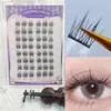 Caja de Regalo para Pestañas Postizas Transfronterizas Empaque Ocho Filas Yf58 Primeras Pestañas Postizas Individuales en Racimo Trilogía Pestañas Postizas Suaves Sin Pegamento