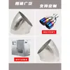 Pasamanos de Escalera Adaptador de Tubo de Escape Giratorio Codo a Prueba de Lluvia para Gabinete JP Codo Industrial de Acero Inoxidable 45 Grados