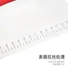 Cortador de massa semicircular de aço inoxidável com escala, raspador de farinha para cortar massa de pão, cortar macarrão, raspador de farinha para panificação