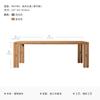 Muebles de teca para exterior, patio, villa, mesa larga, exterior, impermeable, jardín, terraza, ocio, mesa y silla de madera maciza, combinación